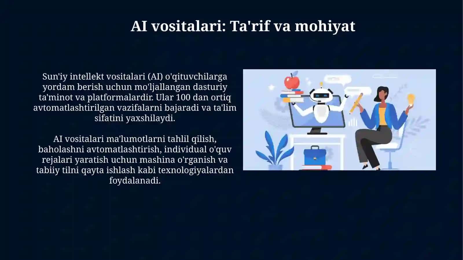 Sun'iy intellekt vositalari uchun dastur 3