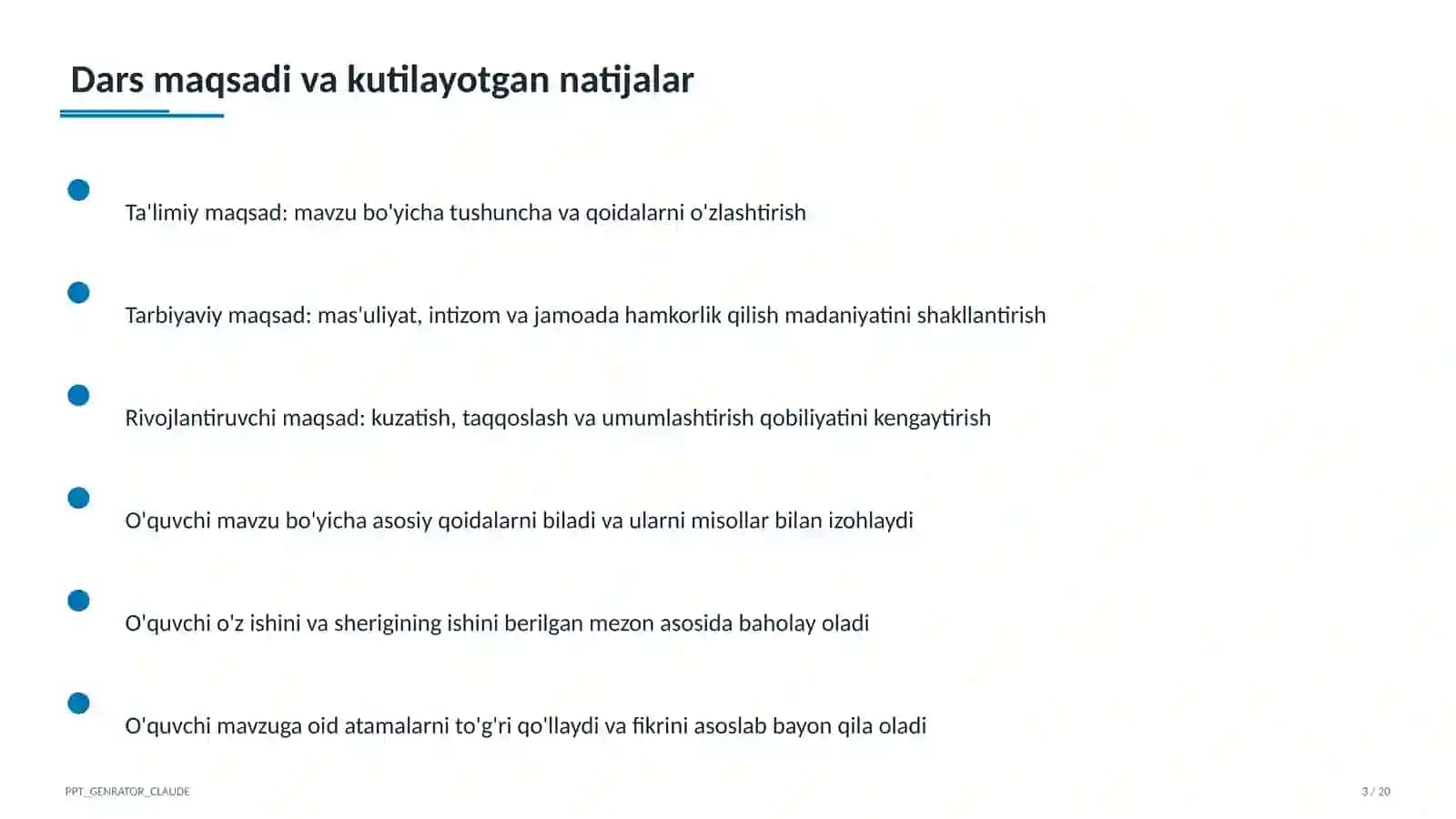 Mexanik harakat: yo'l, tezlik, vaqt (6-sinf) 3