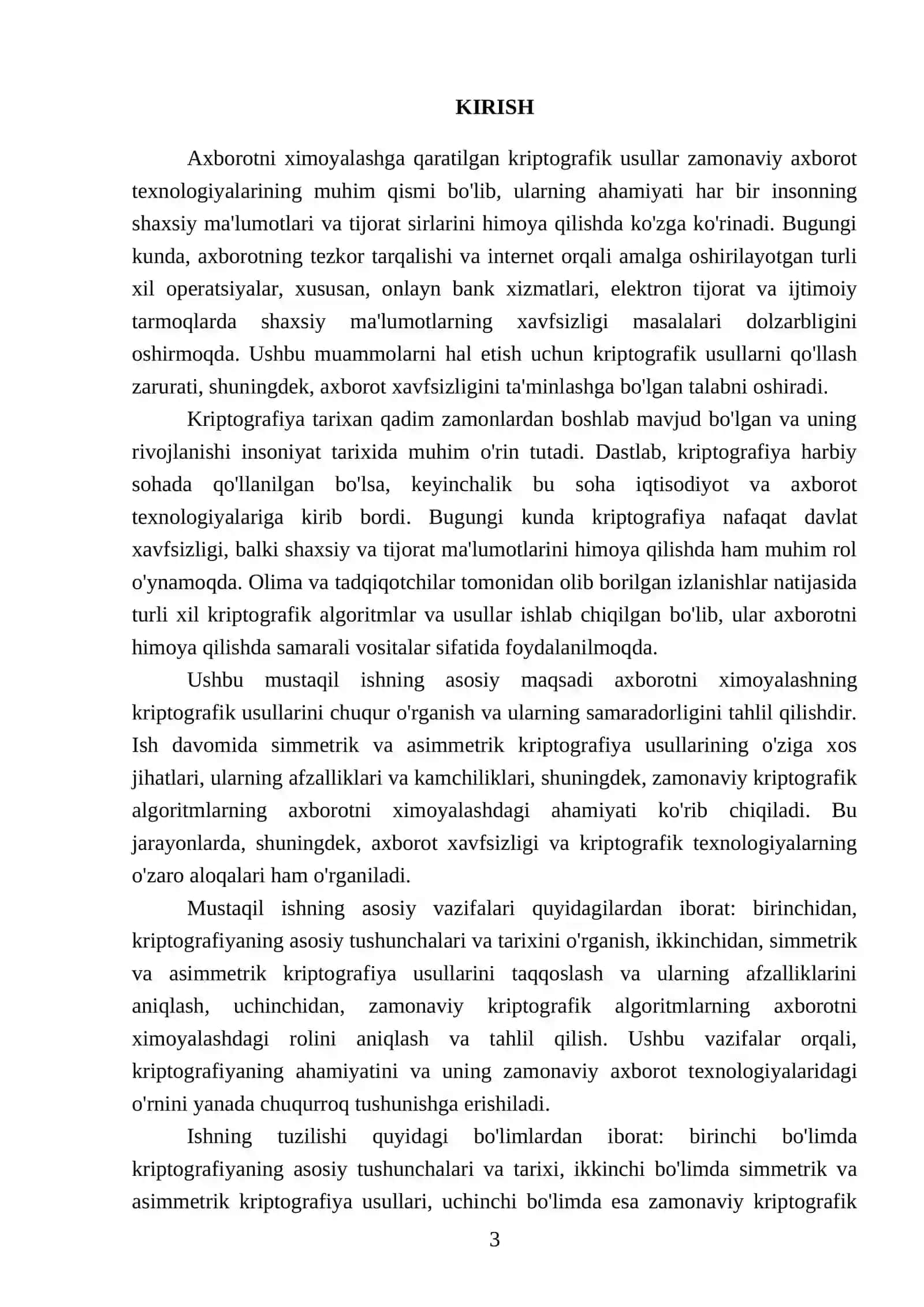 Axborotni ximoyalashning kriptografik usullari 3