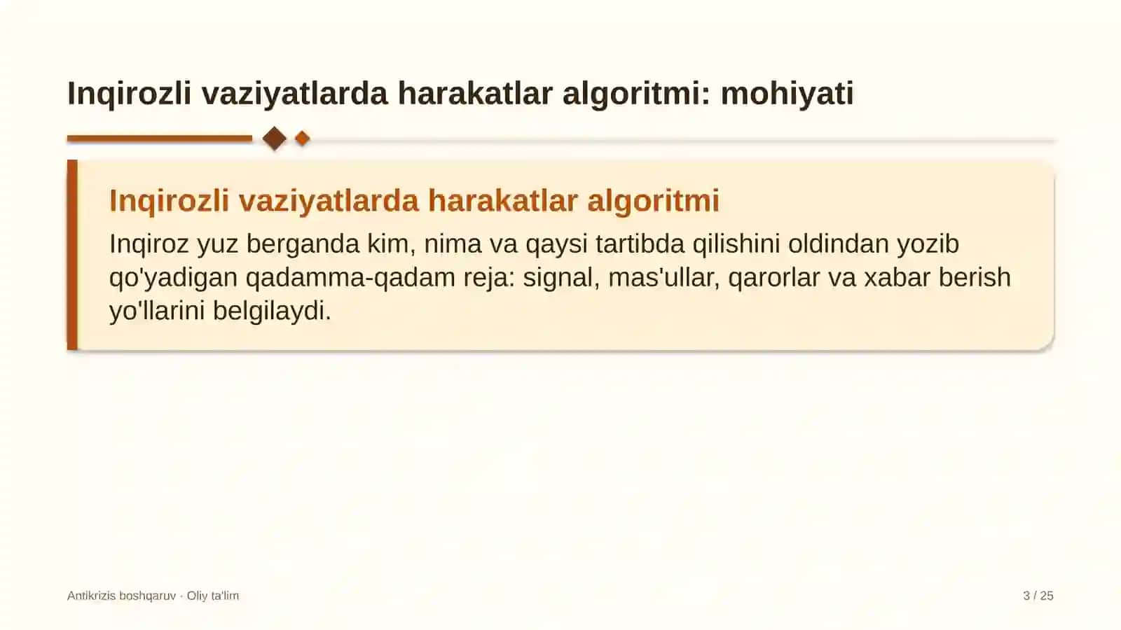 Magistraturada inqirozli vaziyatlarda harakatlar algoritmini ishlab chiqish 3