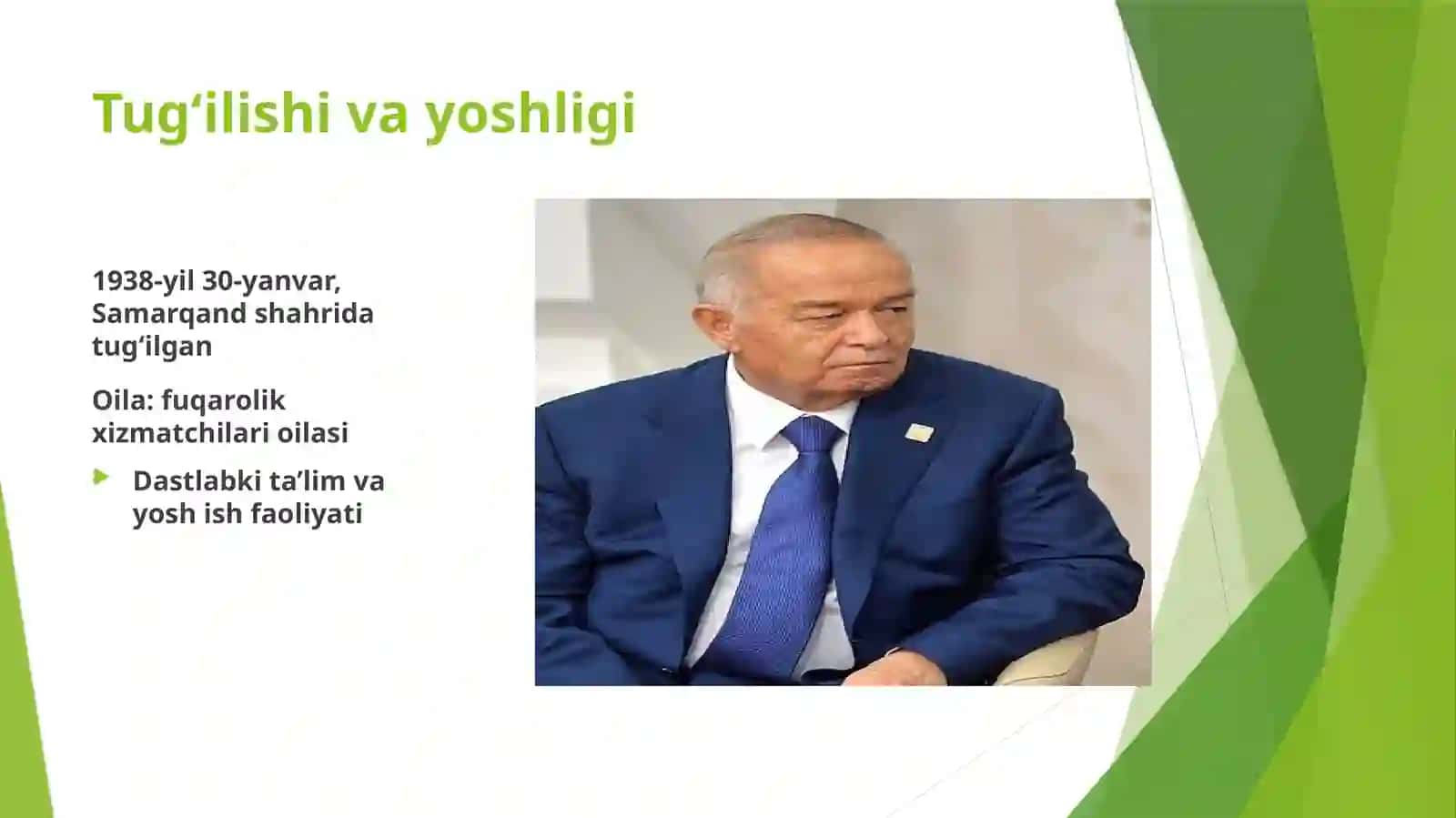 Islom Karimov hayoti va faoliyati 3