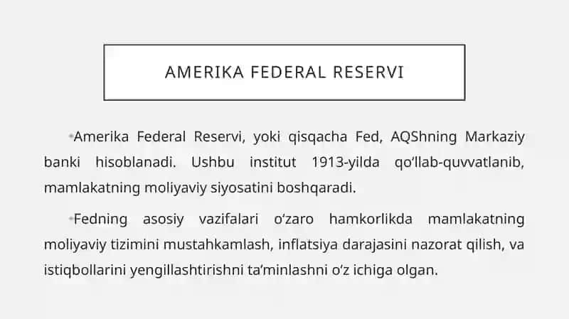 Amerika Federal Reservi 3
