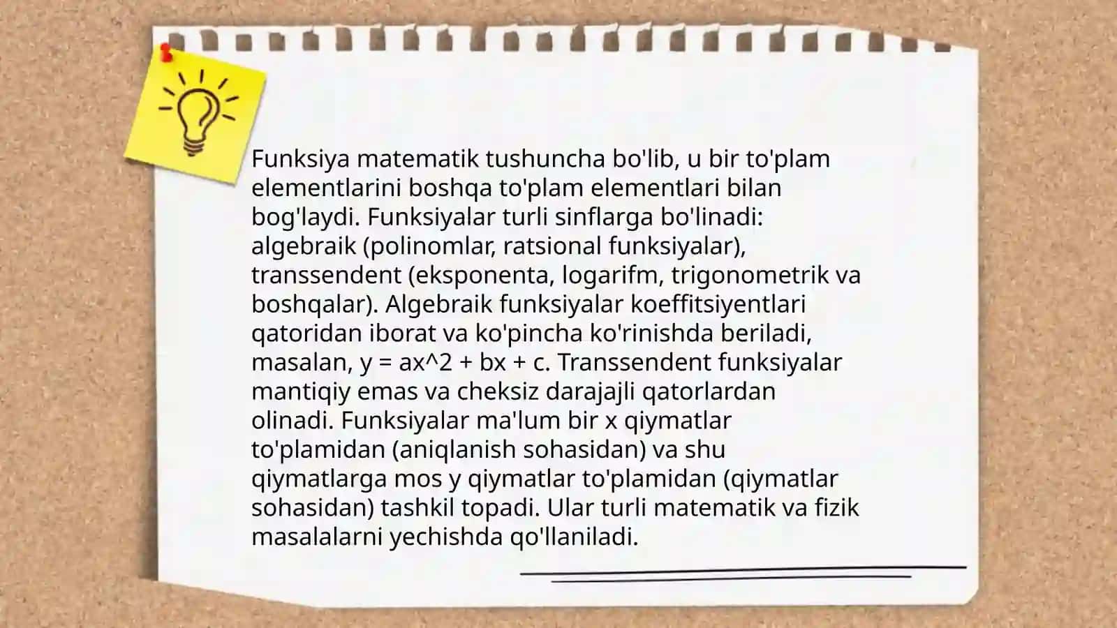 Boshlangʻich funksiya va aniqmas integral tushunchalari 3