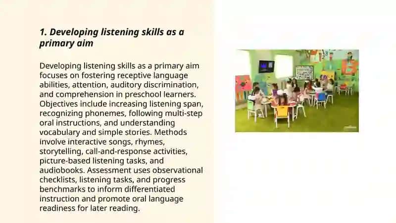 The Aims and Objectives of Teaching of English Language at Preschool Level 3