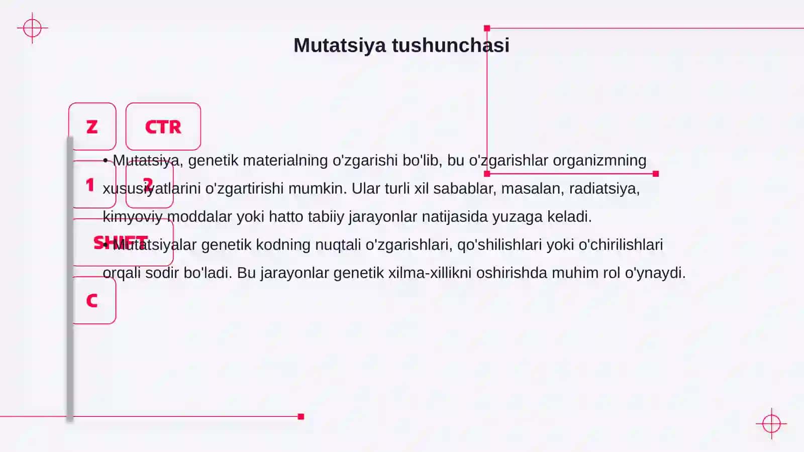 Mutatsiyalar va ularning evolutsion mohiyati 3