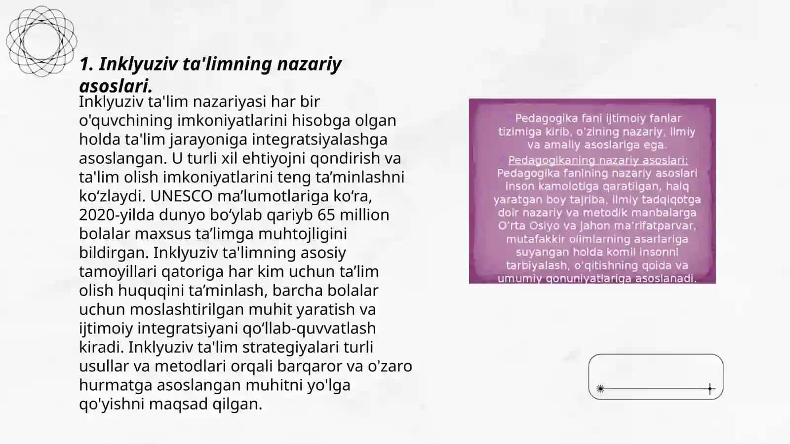 Inklyuziv ta’limning metodologik va nazariy asoslari 3