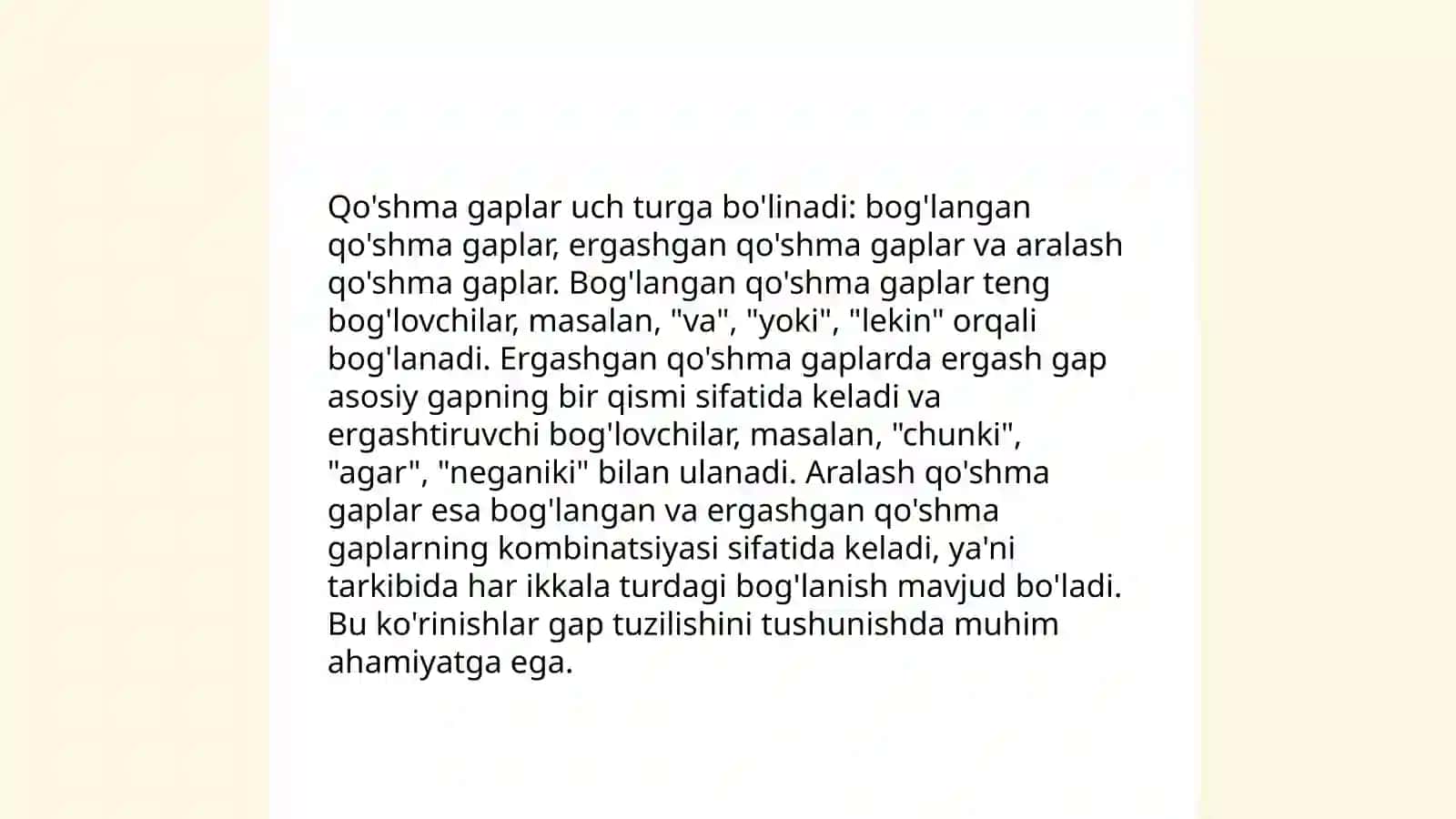 Qo'shma gaplar 3