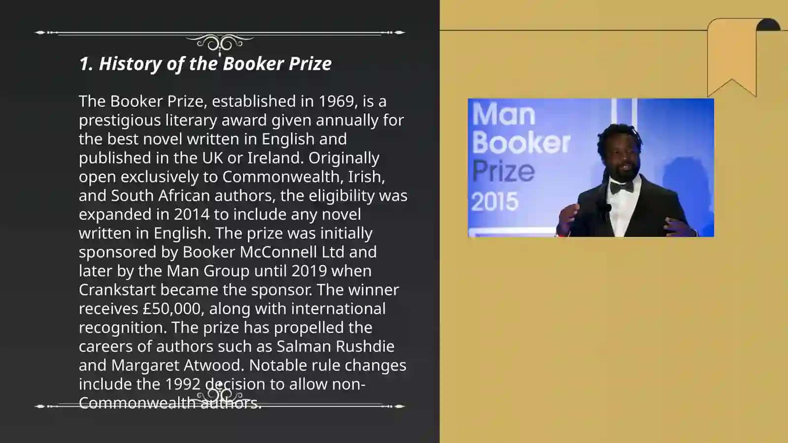 Booker Prize Ingliz Tilida 3