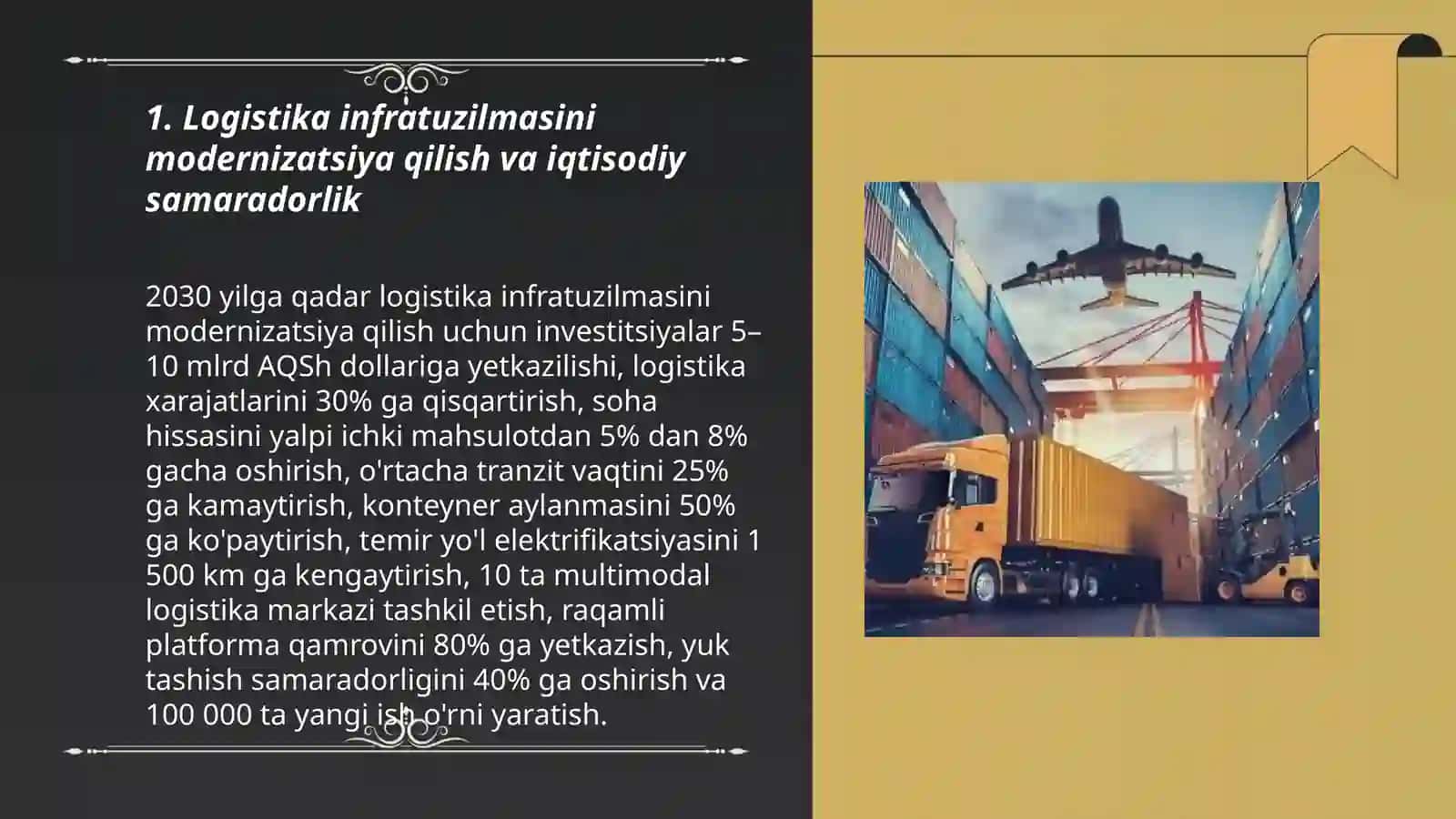 Lagistika samaradorligini Iqtisodiyitga tasiri 3