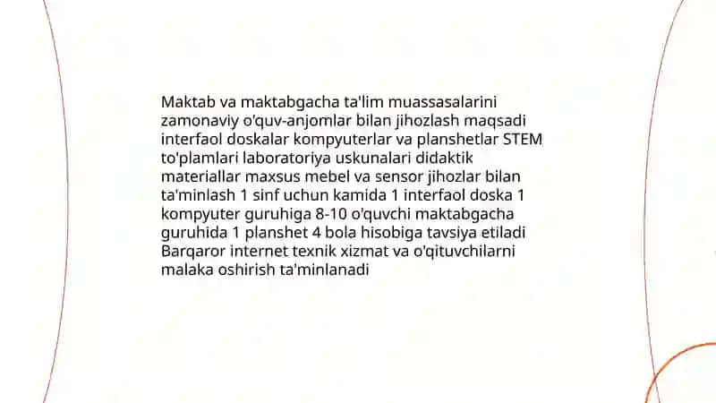 IJTIMOIY RIVOJLANISH, BIRINCHI NAVBATDA, TA’LIM VA 3