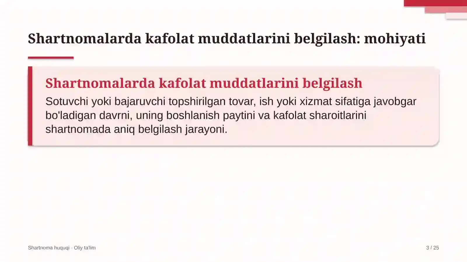sanatoriylarda shartnomalarda kafolat muddatlarini belgilash 4726 3