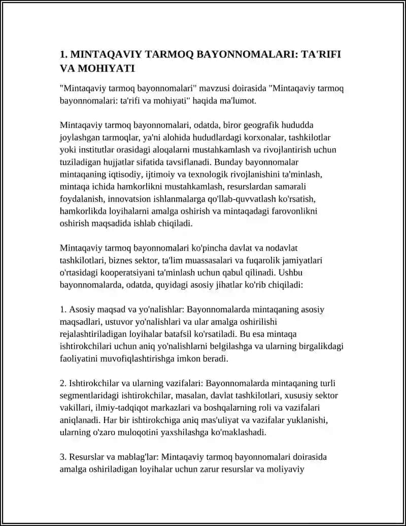 MINTAQAVIY TARMOQ BAYONNOMALARI 3