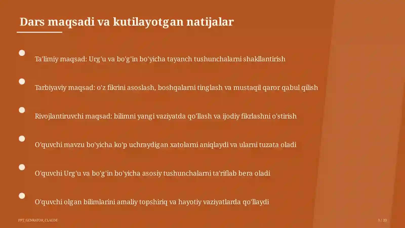 Ona tili (5–11) 3