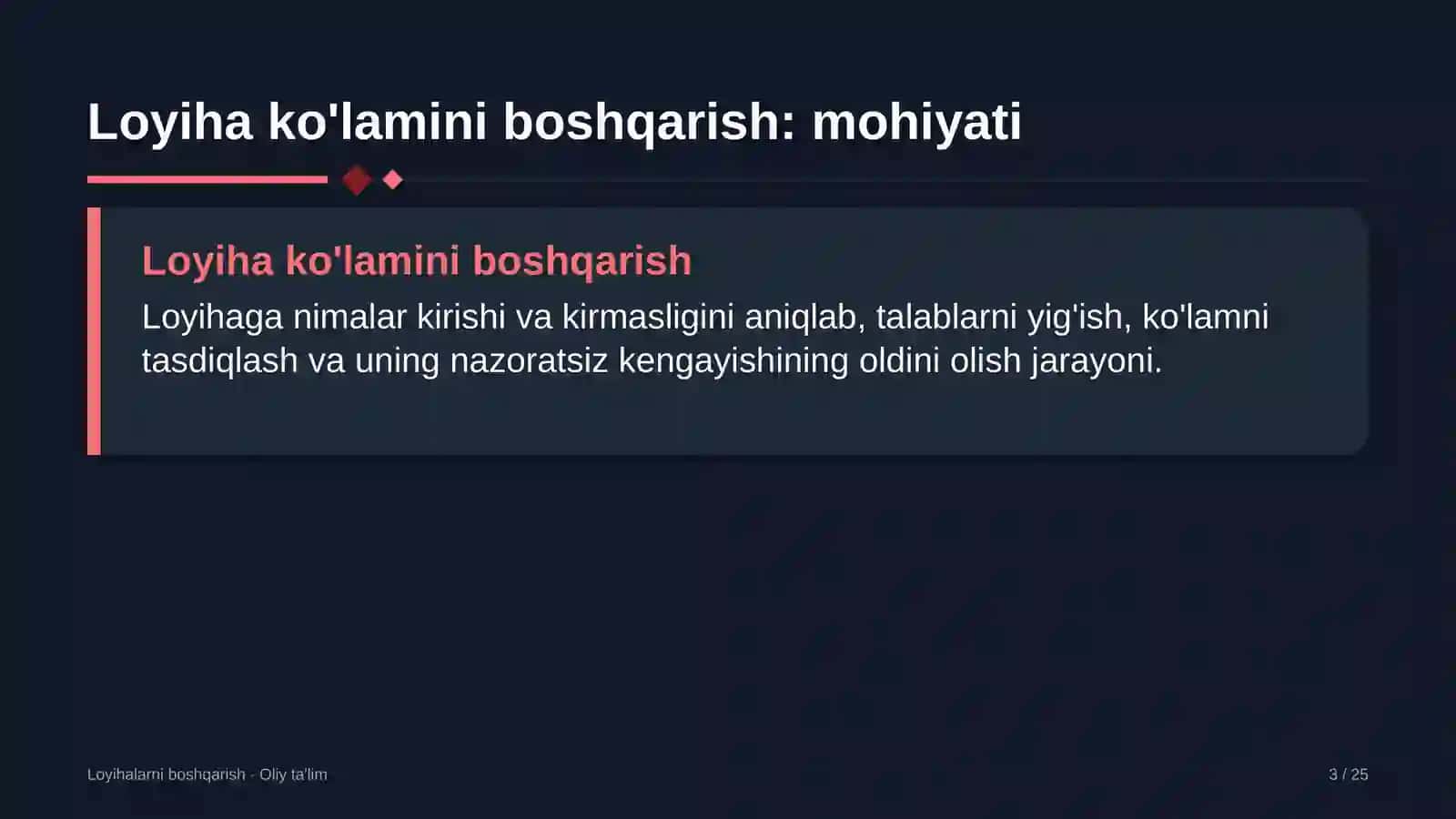 aqlli shahar loyihalarida loyiha ko'lamini boshqarish 4839 3