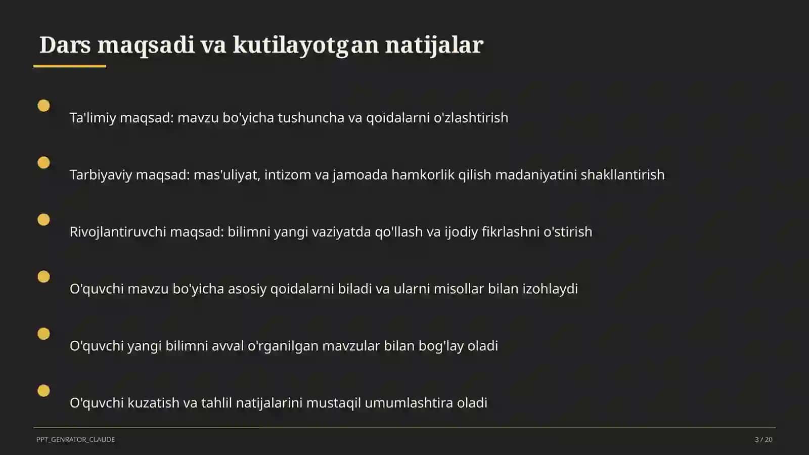 Tabiatni muhofaza qilish va barqaror rivojlanish (11-sinf) 3