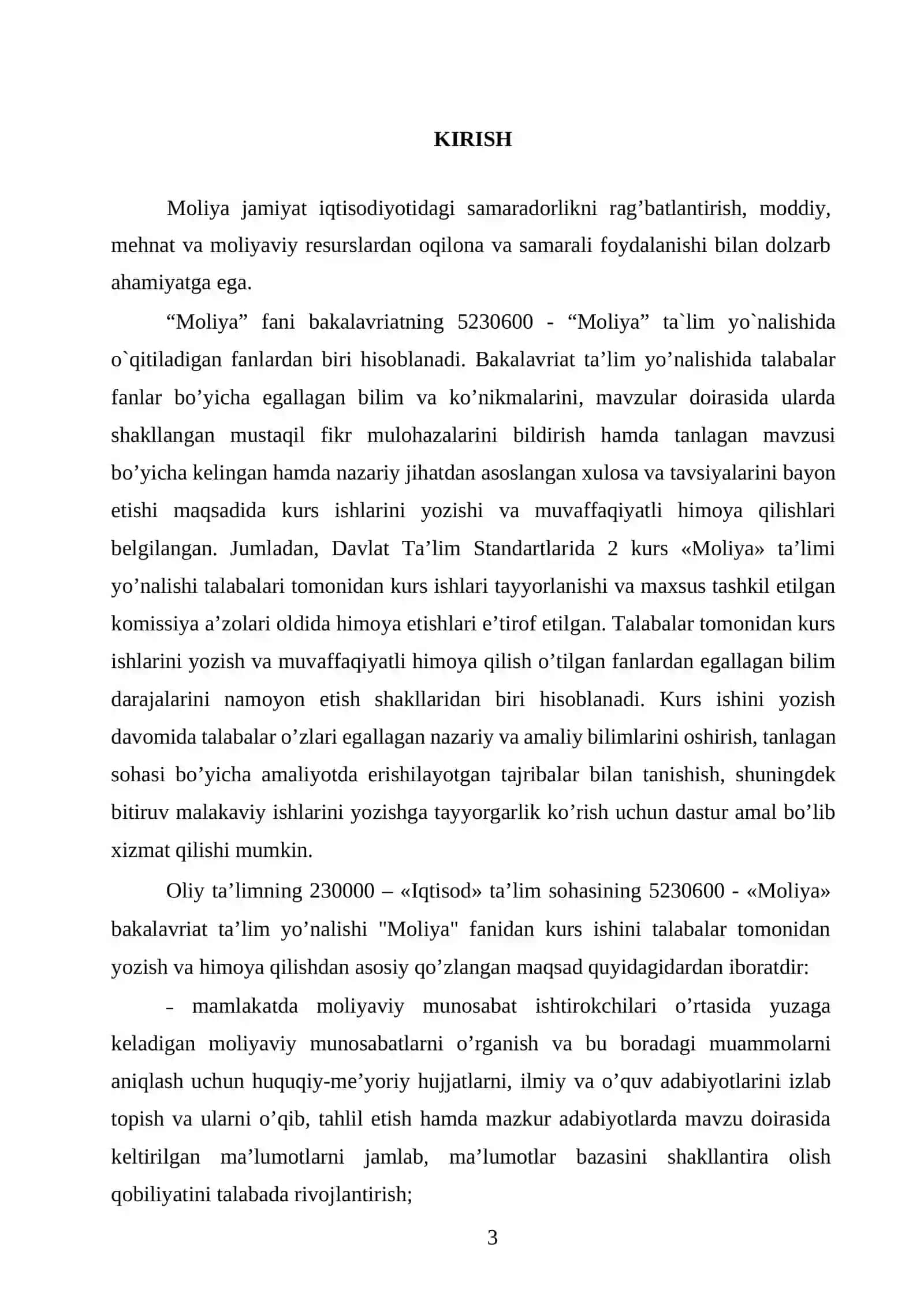 Mavzu: Pul-kredit va byudjet-soliq siyosatining to'lov balansiga ta’siri 3
