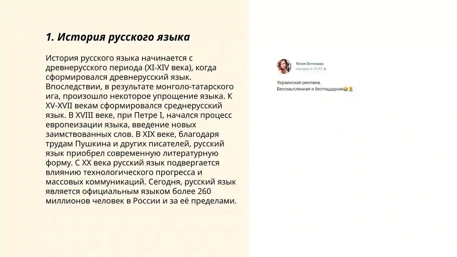 Русский язык и его культура 3