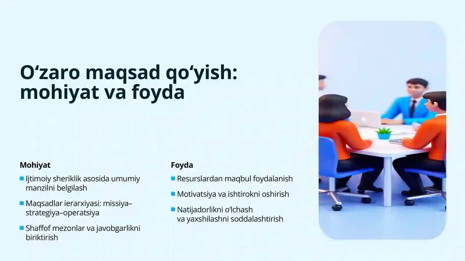 Psixologik xizmatda samarali boshqaruv: O‘zaromaqsad qo‘yish 3