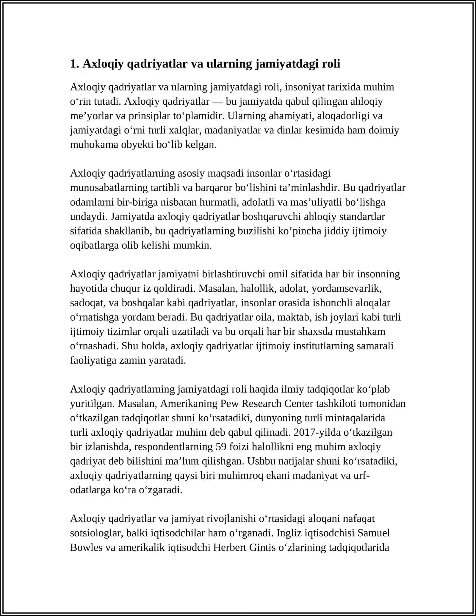 MAQOLLARDA AXLOQIY QARASHLAR 3