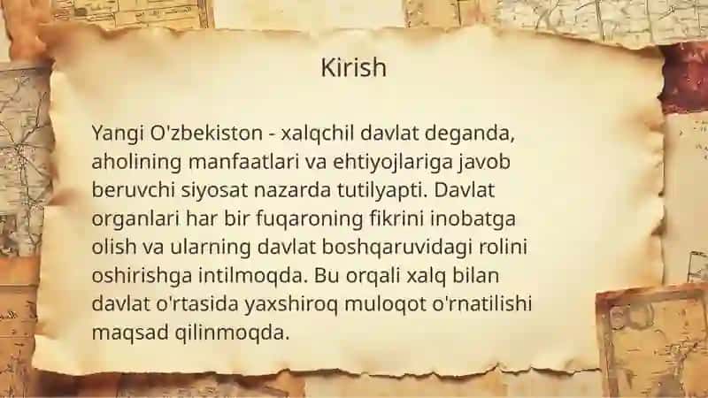 Yangi O'zbekiston-xalqchil davlat 3