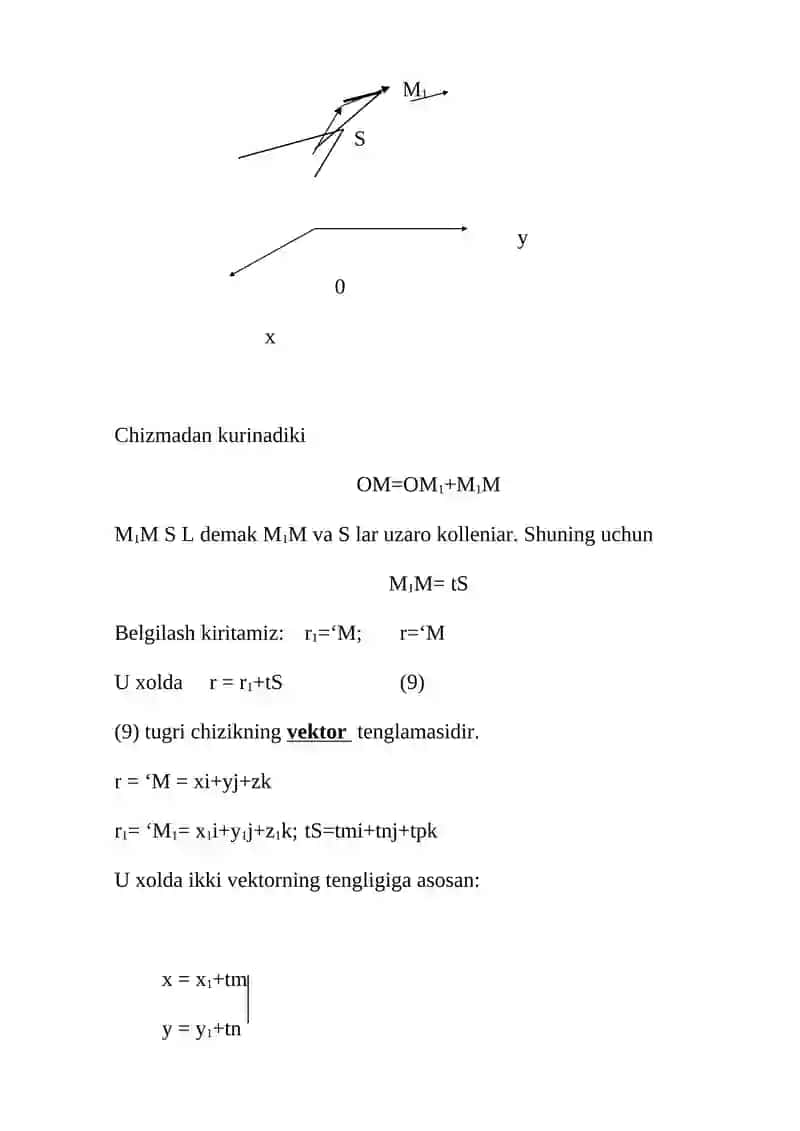 Analitik geometriya elementlari 3