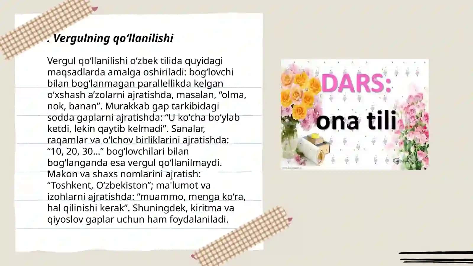 1- 4- sinflar darsliklaridagi tinish belgilarining ishlatilishiga oid mashqlarni tahlil qilish 3