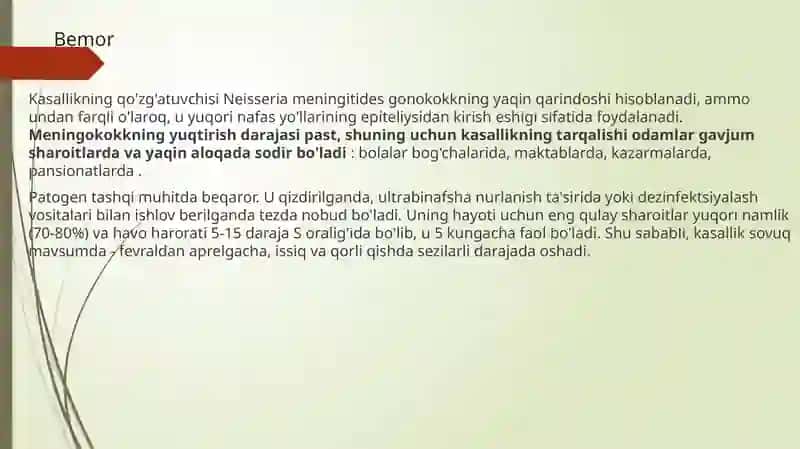 Meningokokkinfektsiyasi(meningokokk) 3