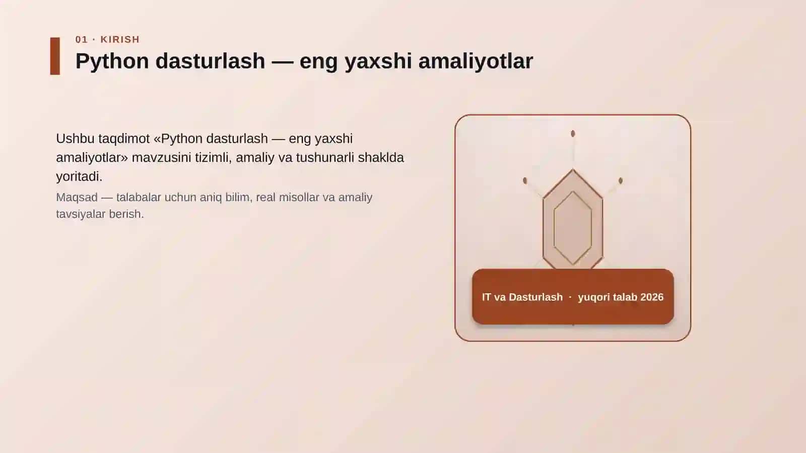 Python dasturlash — eng yaxshi amaliyotlar 3