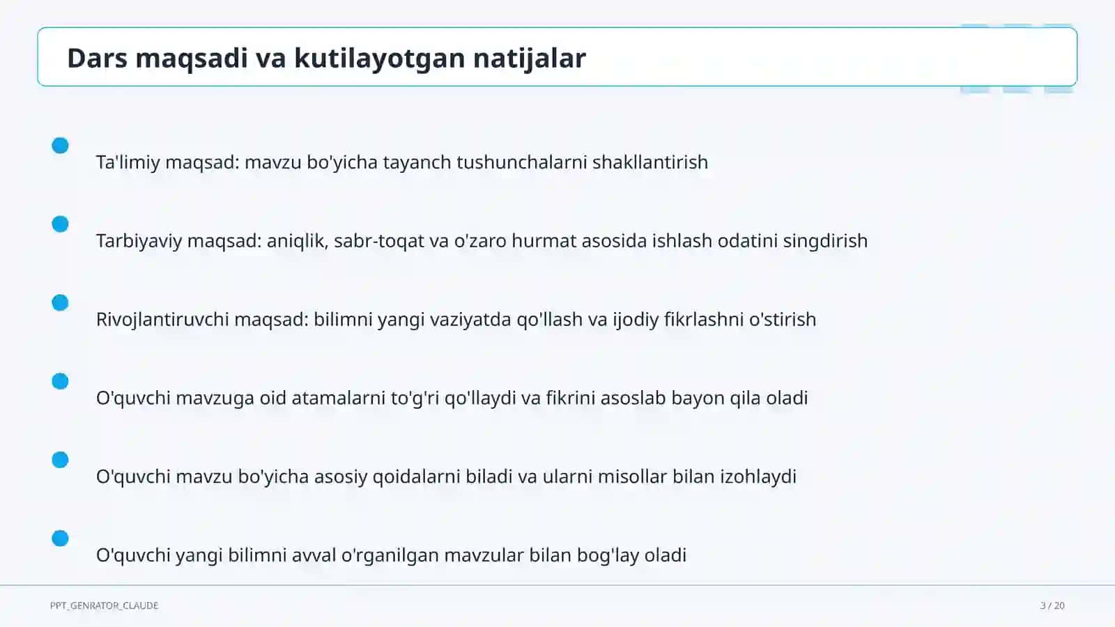 Mexanik tebranishlar va to'lqinlar (9-sinf) 3