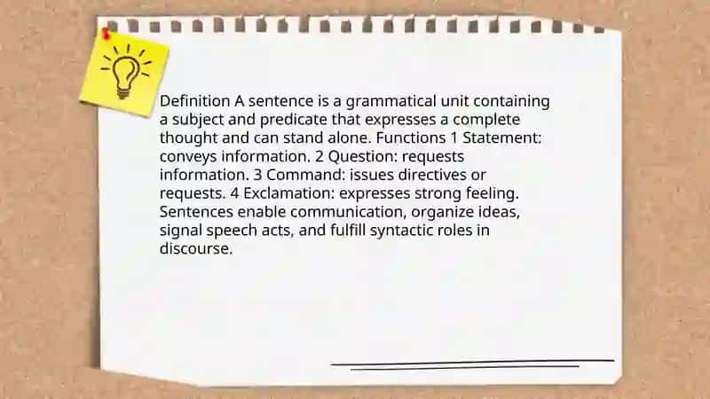 Sentence and its types according to content and structure 3