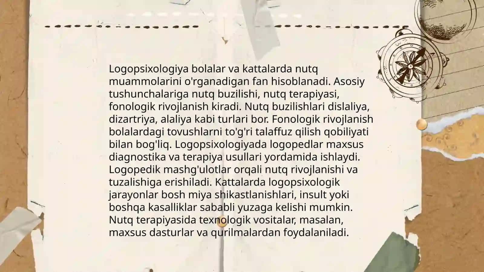 Logopsixologiya va psixologik korreksiya metodlari fanning ilmiy- nazariy asoslari 3