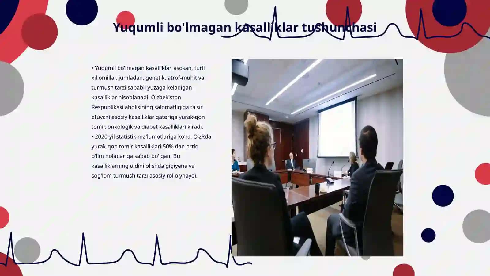 O'zR aholisining eng muhim yuqumli bo'lmagan kasalliklari profilaktikasining gigiyenik jihatlari 3