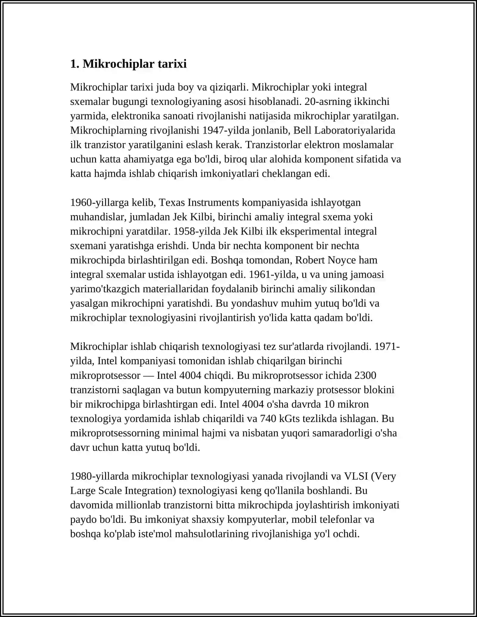MICROCHIPLAR VA ULARNING TURLARI 3