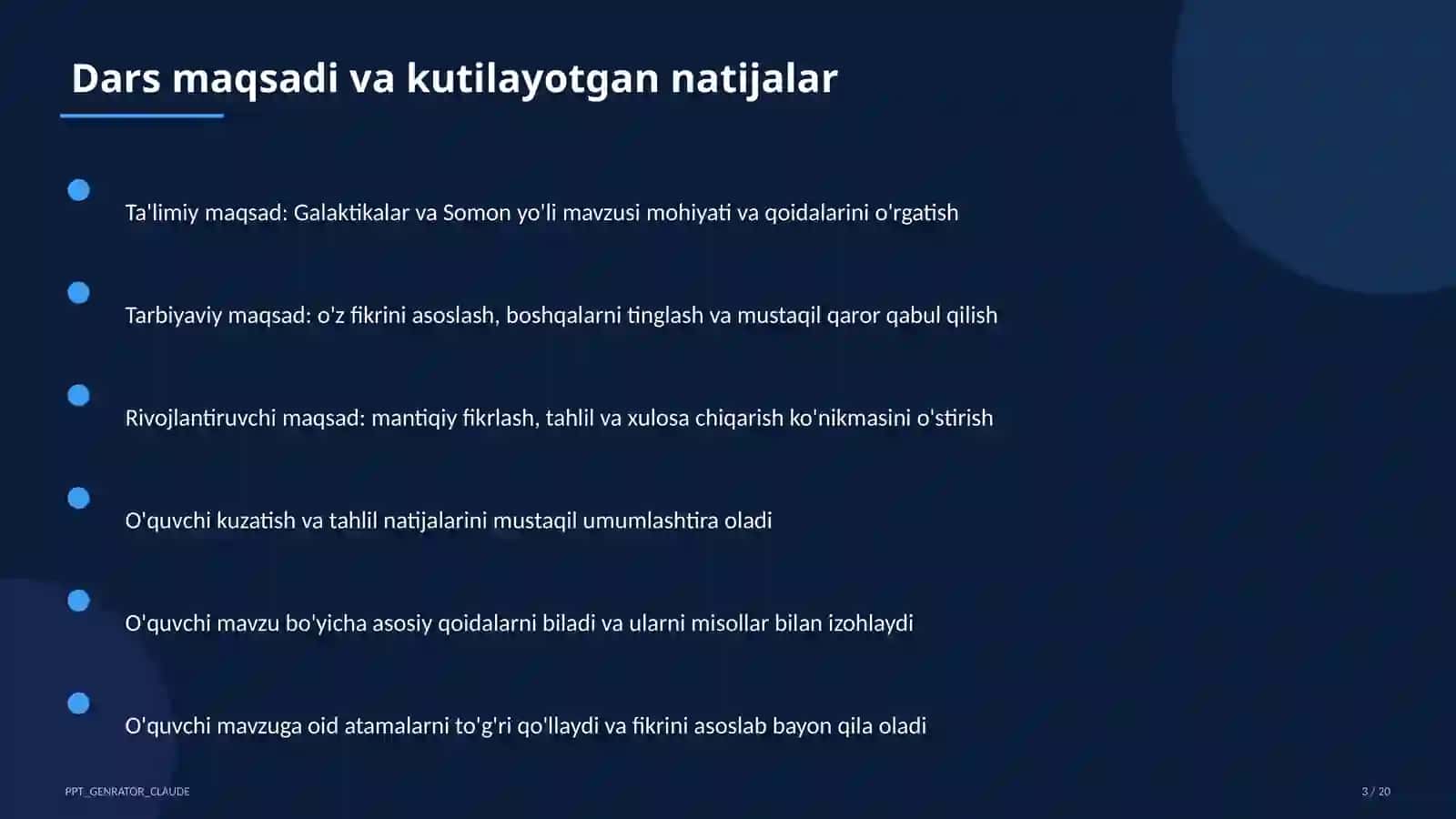 Galaktikalar va Somon yo'li (11-sinf) 3