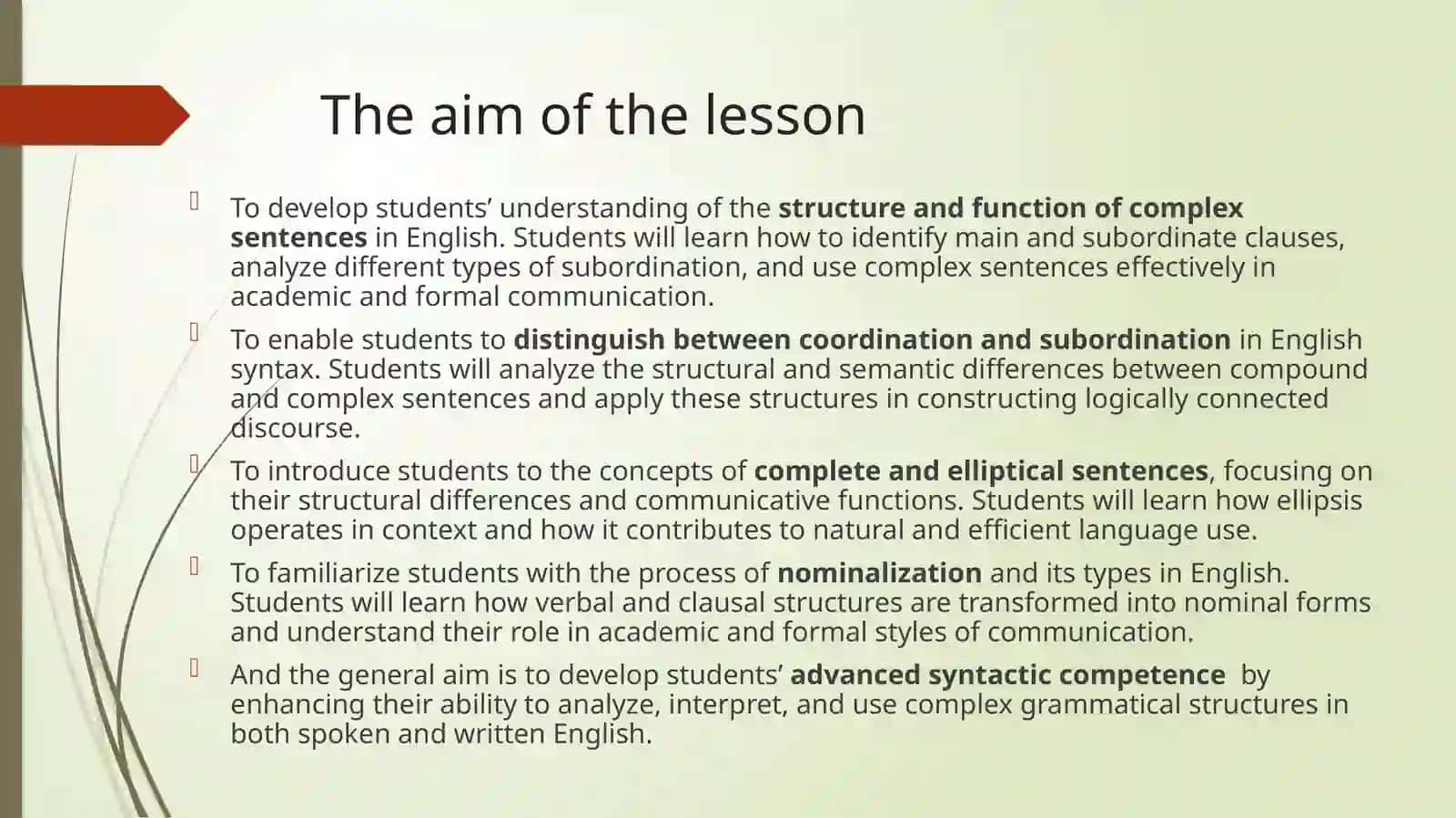 Compound and complex sentences 3
