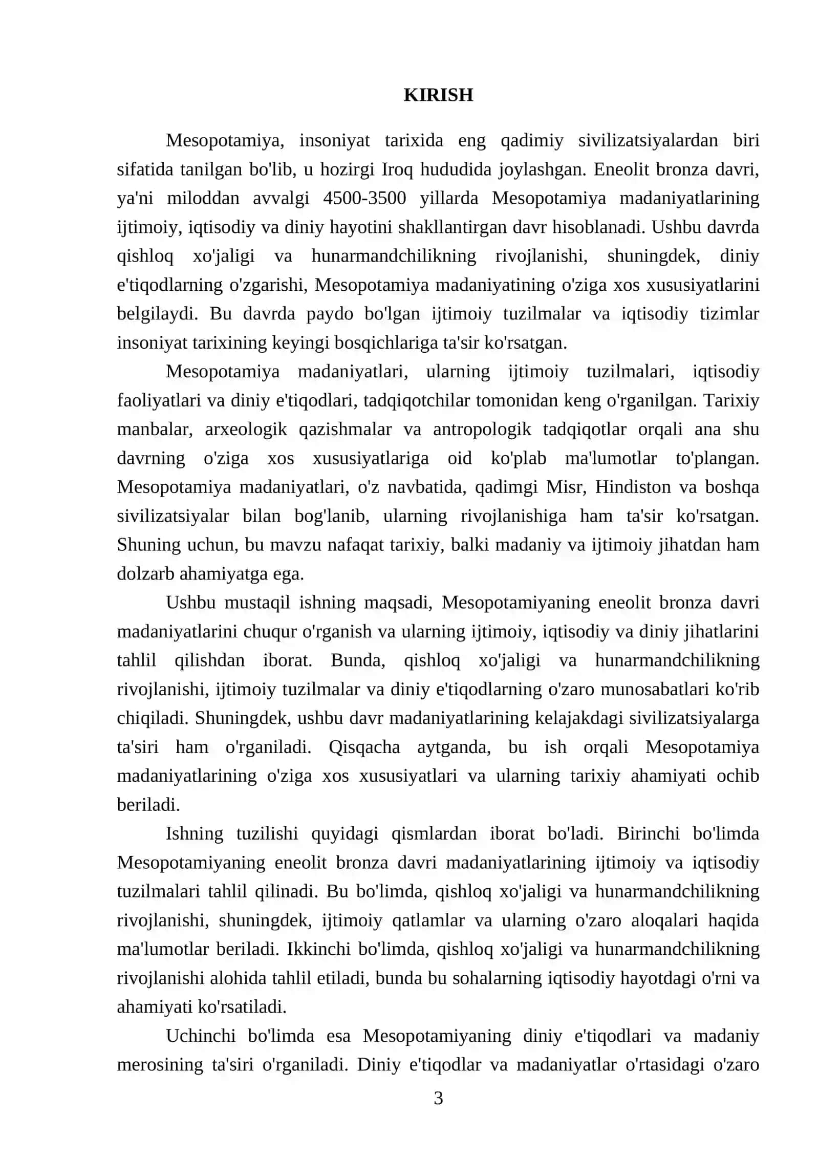 Mesopotamiyaning eneolit bronza davri madaniyatlari 3