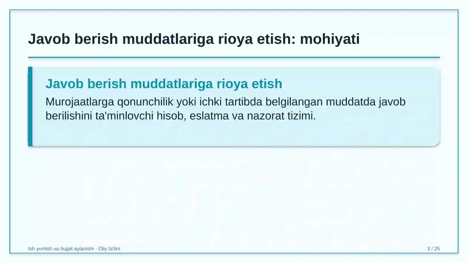 turoperatorlik kompaniyalarida murojaatlarga javob berish muddatlariga rioya etish 2041 3