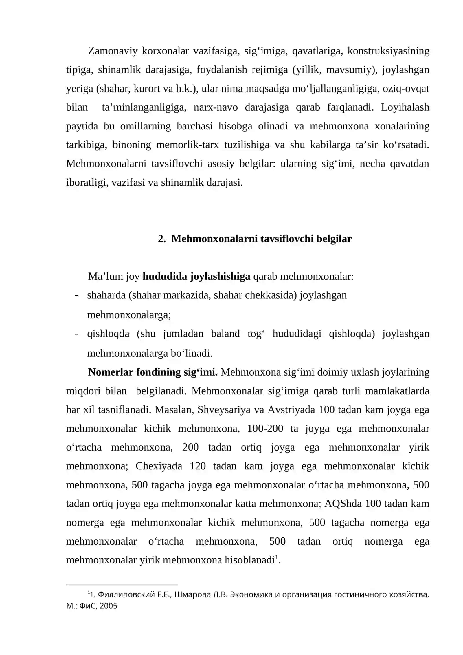 Zamonaviy mehmonxonalarning turlari 3