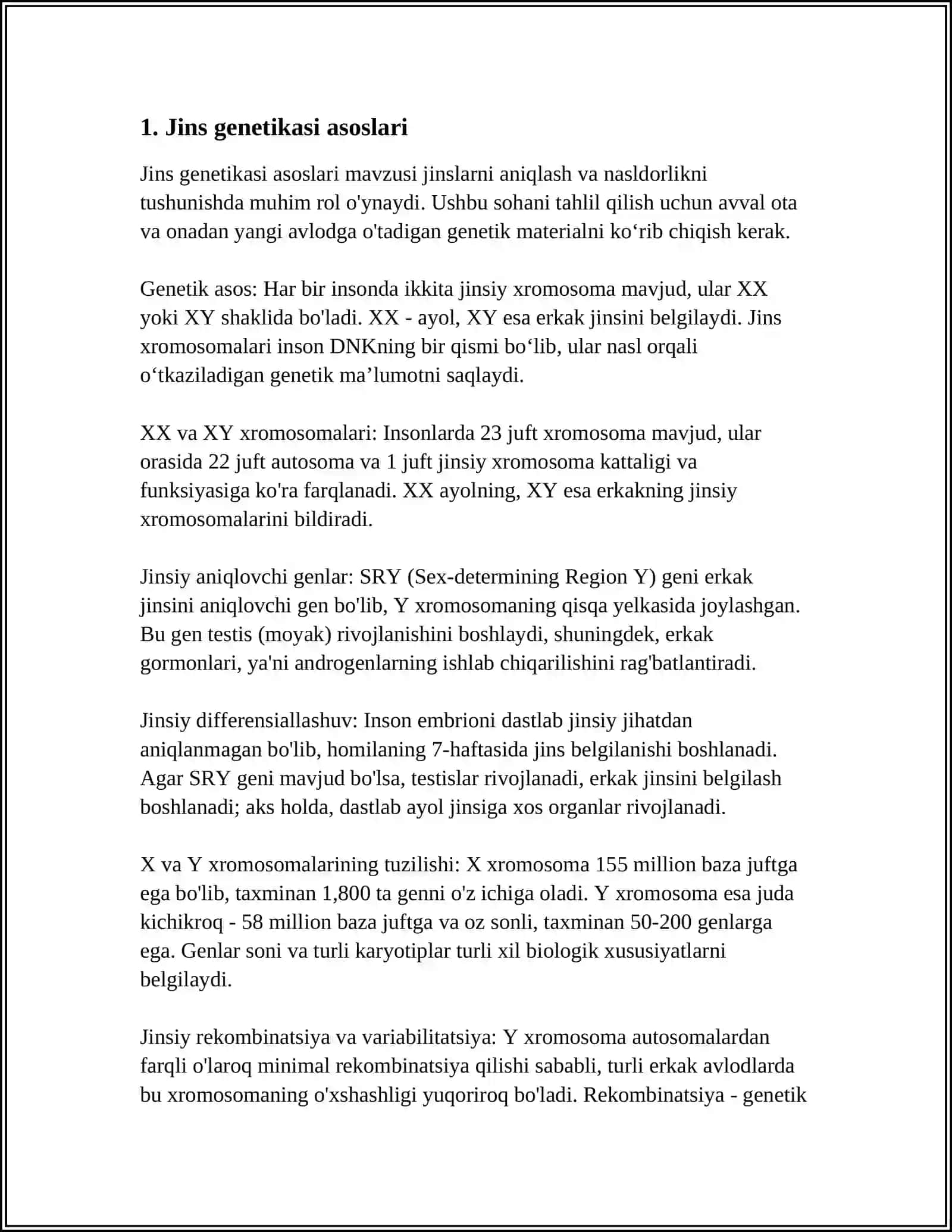 Jins Genetikasi 3