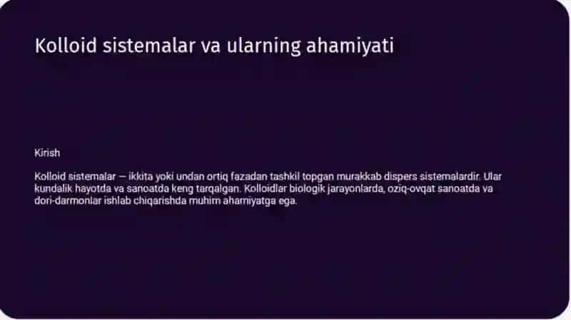 Kolloid eritmalarni dializ orqali tozalash 3