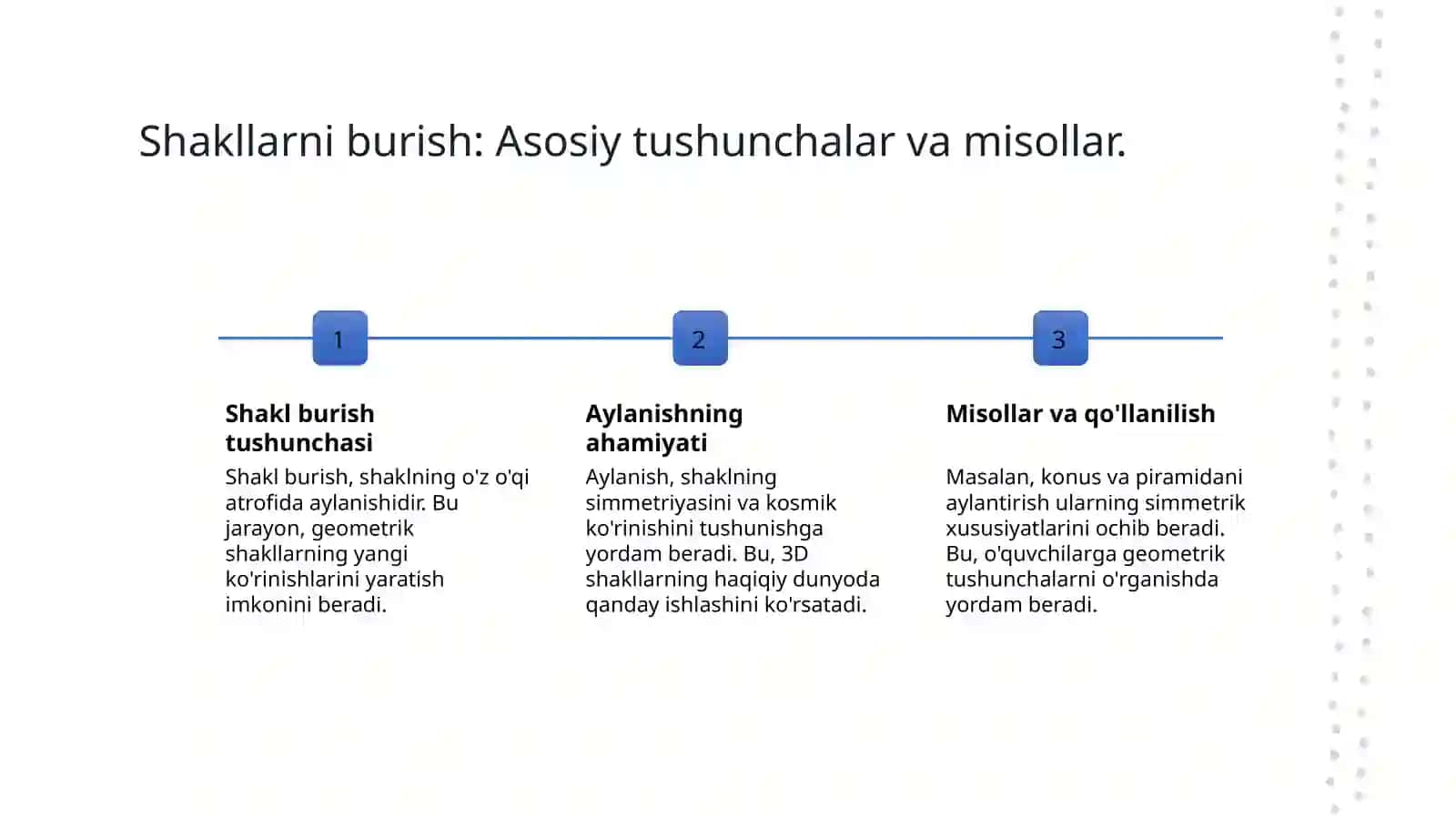 Shakllarni burish va simmetriya 3
