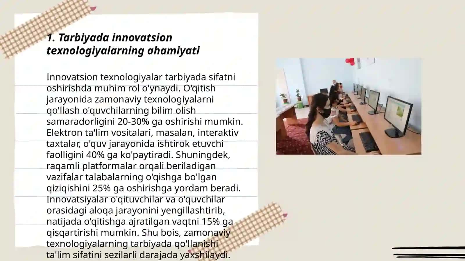 Tarbiyada innovatsion texnologiyalarning oʻrni 3