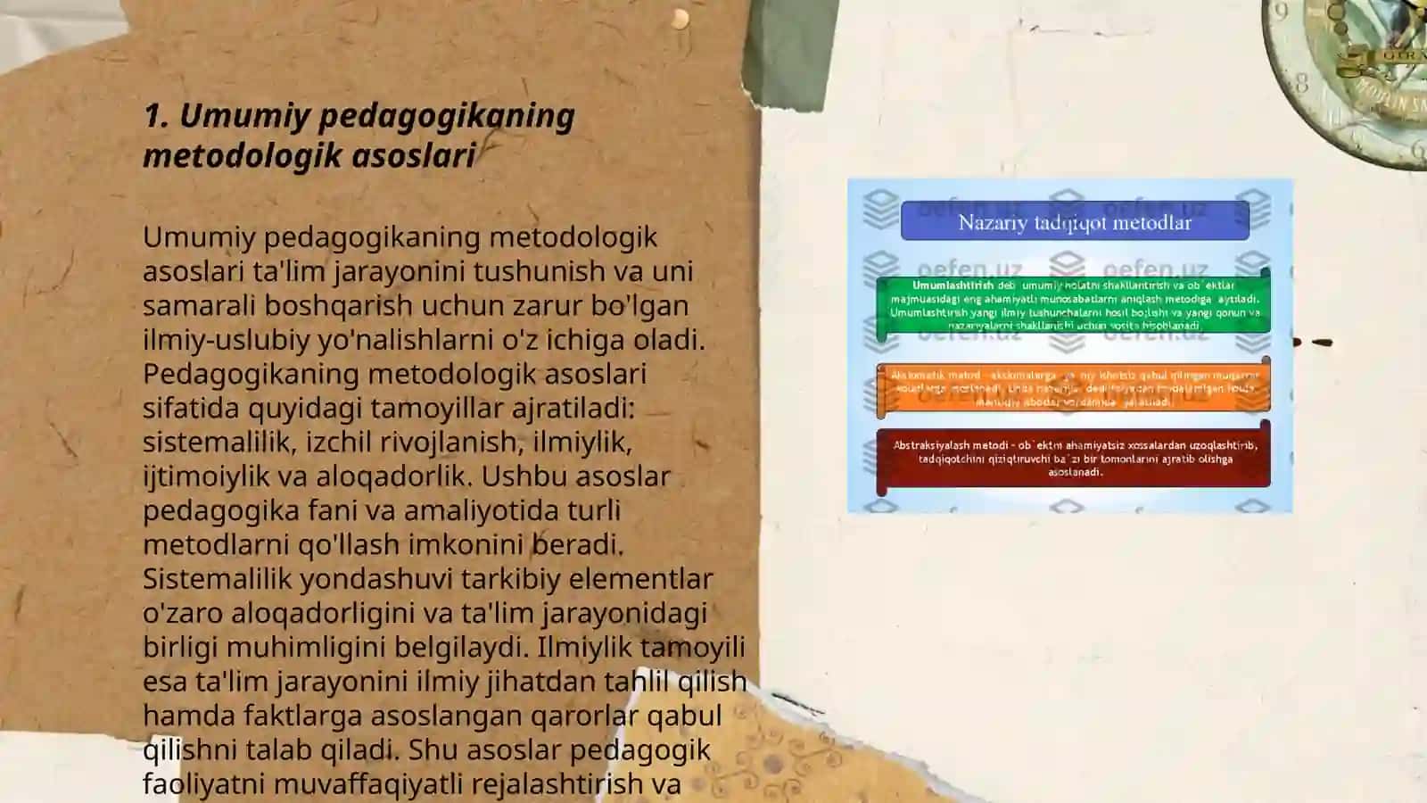 Umumiy pedagogikaning ilmiy tadqiqot metodlari 3