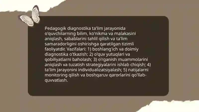 Pedagogik diagnostikaning umumiy tamoillari va qonuniyatlari 3