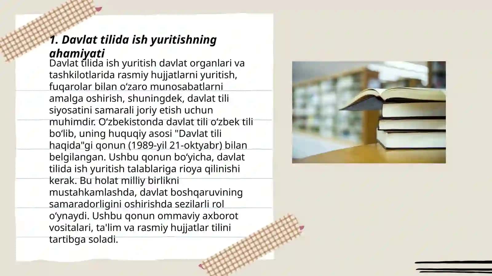 Davlat tilida ish yuritishning maqsad va vazifalari 3