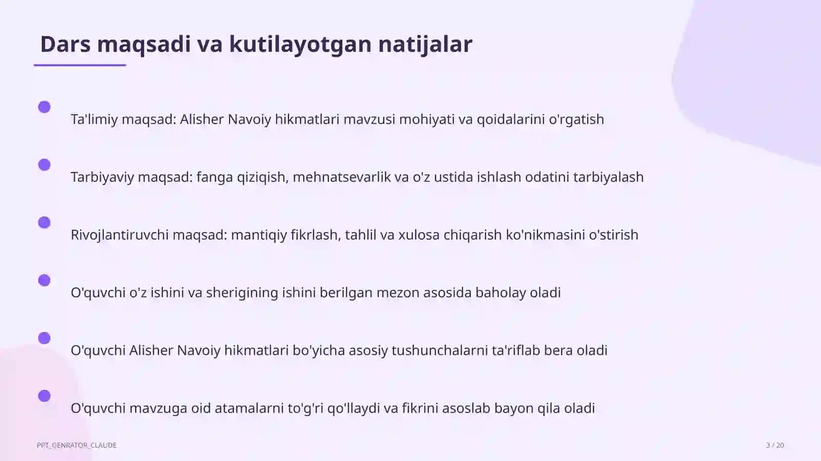 Alisher Navoiy hikmatlari (3-sinf) 3