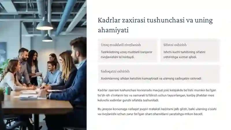 Korxonada Kadrlar Zaxirasi Bilan Ishlashda Innovatsiya va Texnologiyalardan Foydalanish 3