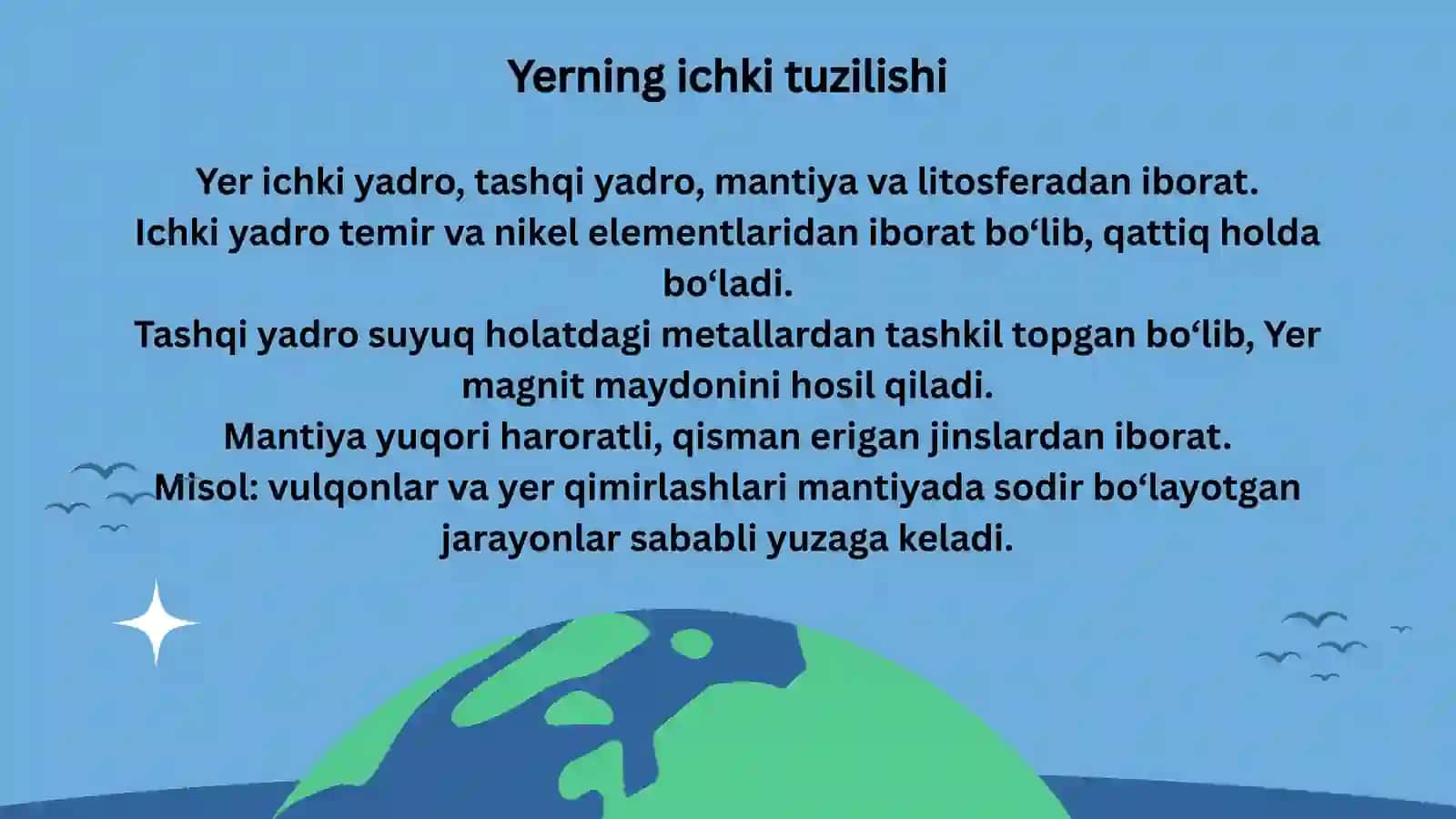 Yerning geografik qobig‘i. Biosfera 3