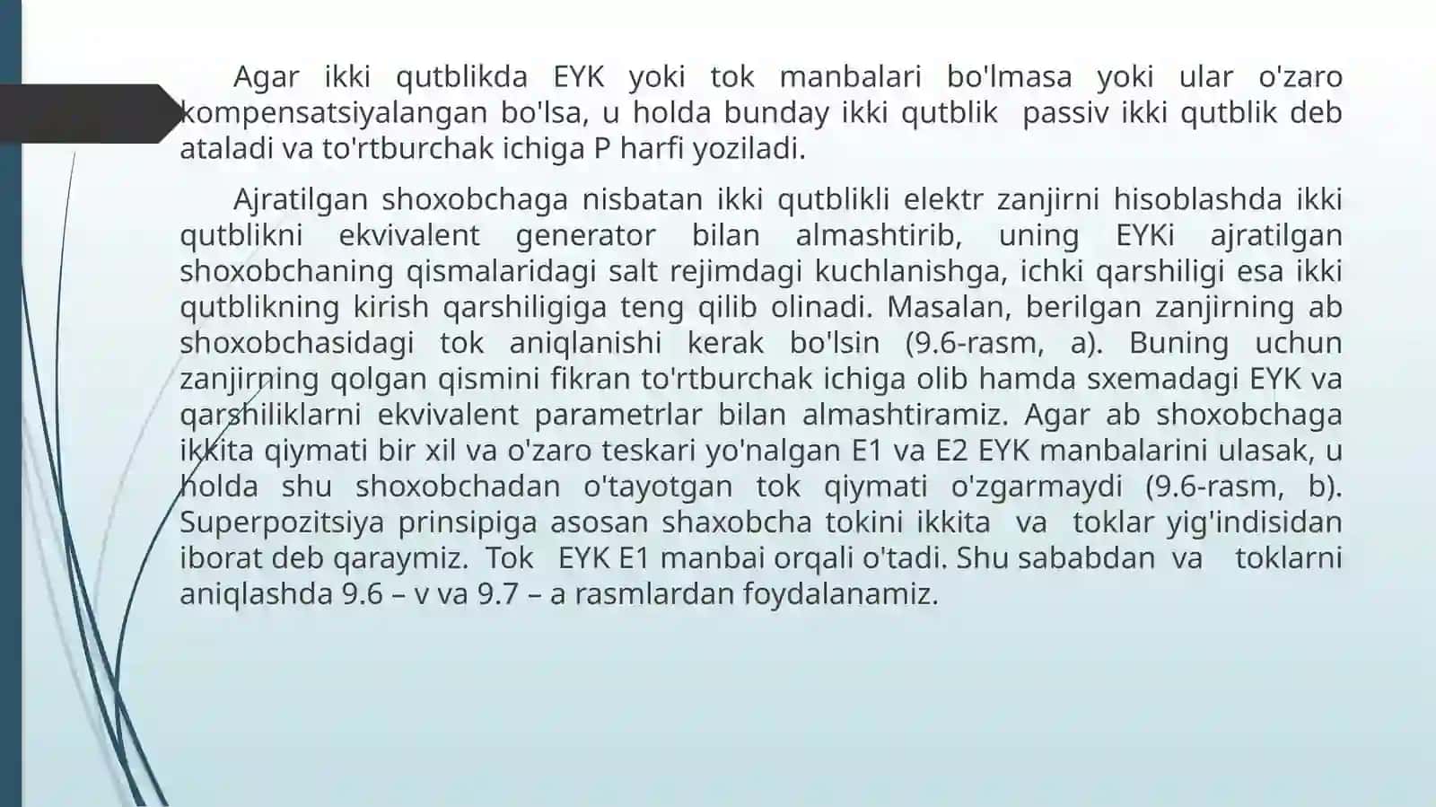 Zaryad. Elektr toki. Potensial va kuchlanish 3