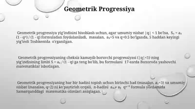 Sonli ketma ketlik 3